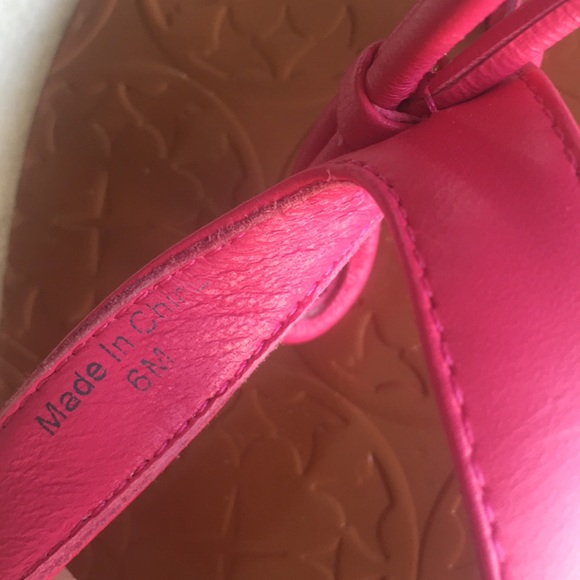 NWT Kate Spade hot pink thong sandals sz 6 - Picture 5 of 5